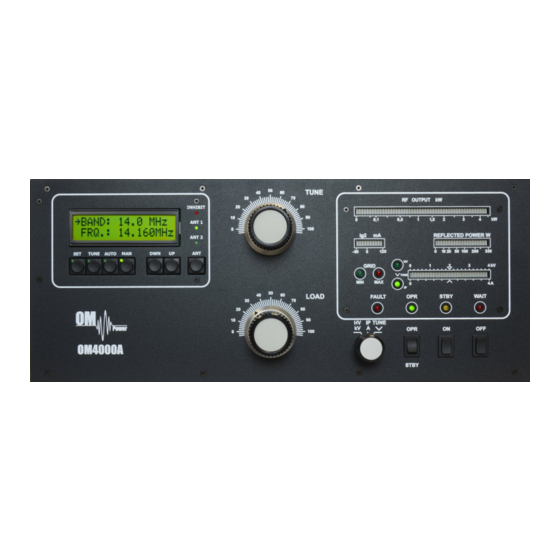 OM POWER X8NOM4000A Instruction Manual