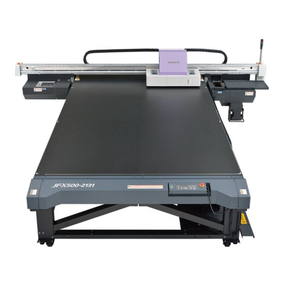 MIMAKI JFX500-2131 Requests For Daily Care And Maintenance