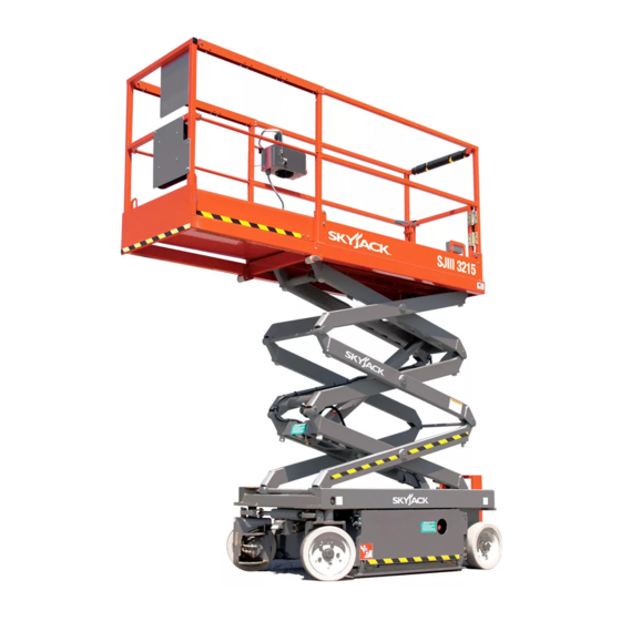 Skyjack SJIII Series Operating Manual