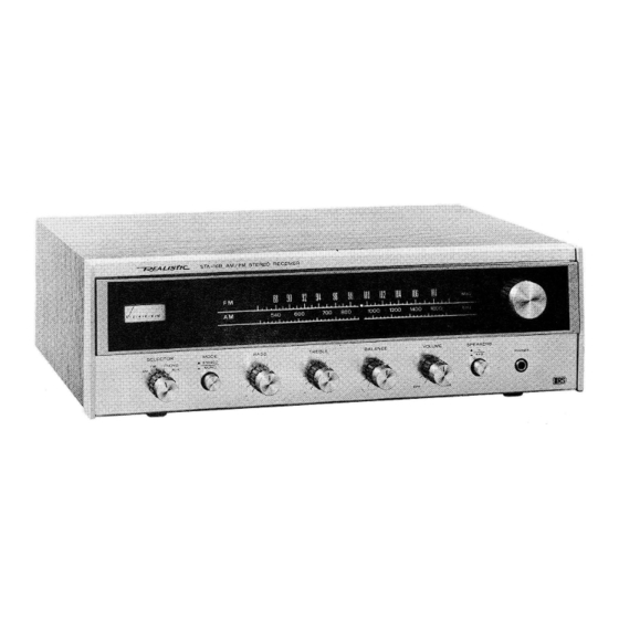Realistic STA-16B Service Manual
