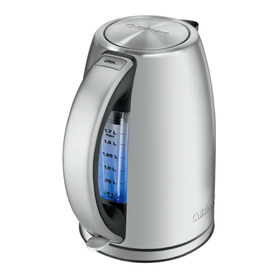 Cuisinart JK-17 Instruction Booklet