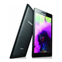 Lenovo TAB 2 A7 Safety, Warranty & Quick Start Manual