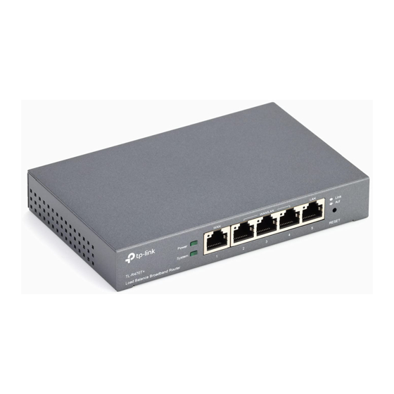 TP-Link TL-R480T Plus Configuration Manual