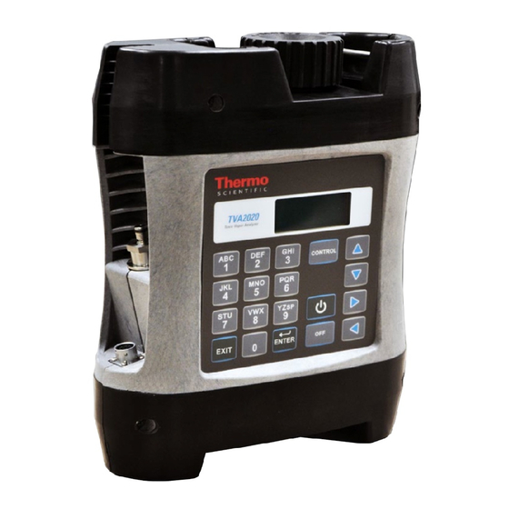 Thermo Scientific TVA2020 Instruction Manual
