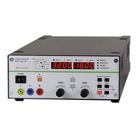 Gossen MetraWatt SSP 120-20 Operating Instructions Manual
