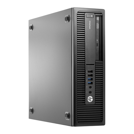 HP EliteDesk 705 G2 SFF Product End-Of-Life Disassembly Instructions