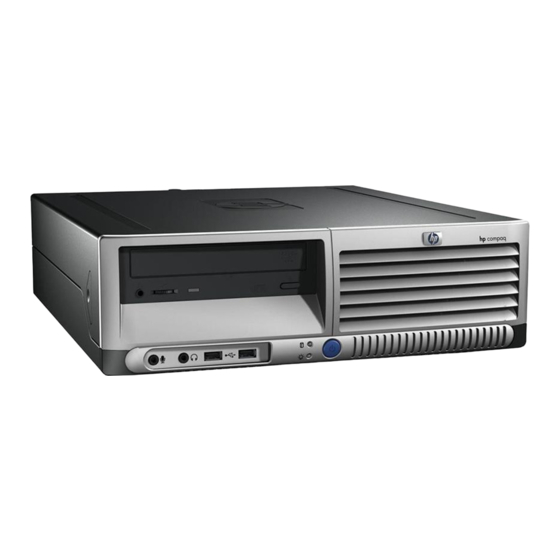 User Manuals: HP Compaq dc5100 Series Form Factor PC