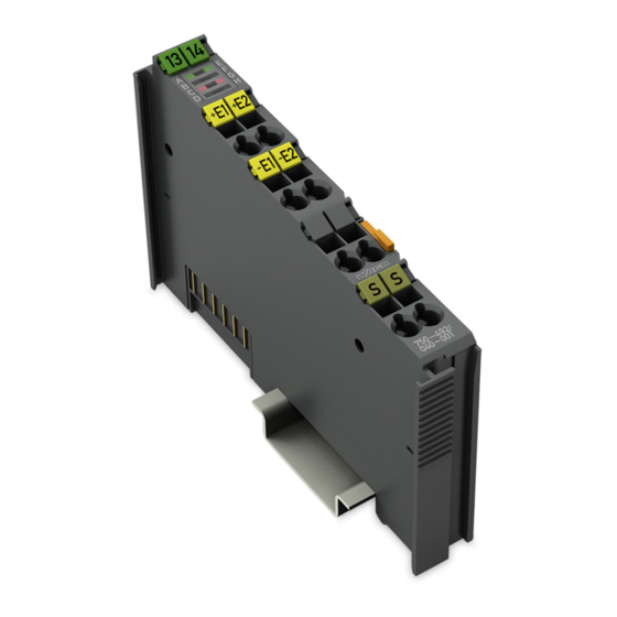 WAGO 750-492/040-001 Manual