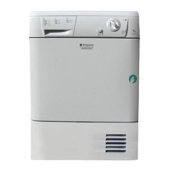 Hotpoint Ariston TCM711X Instruction Booklet