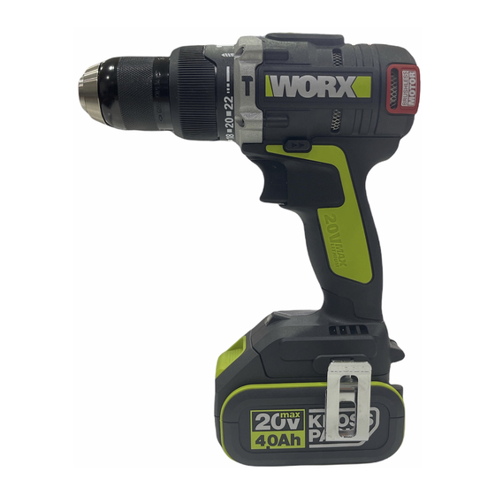 Worx Professional WU189 Manual