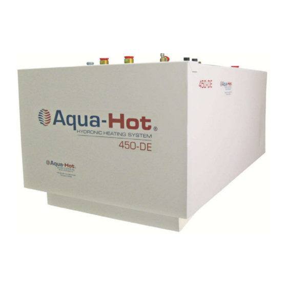 Aqua-Hot AHE-450-DE2 Manuals