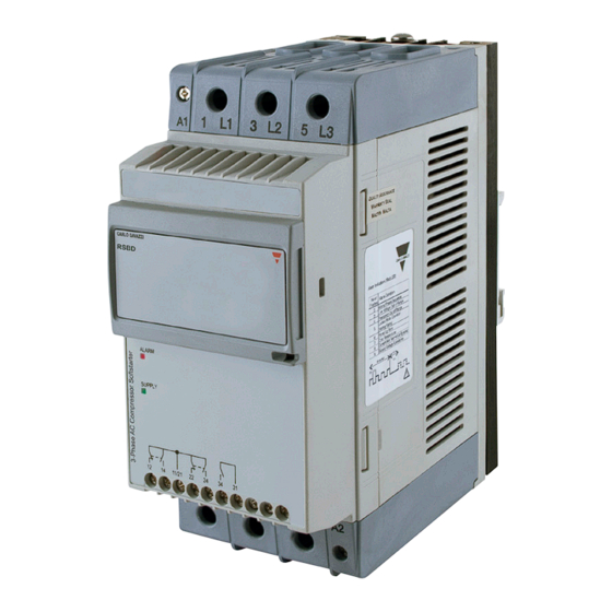 CARLO GAVAZZI RSBD Manuals