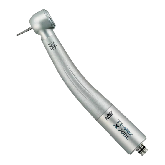 NSK Ti-Max X Operation Manual