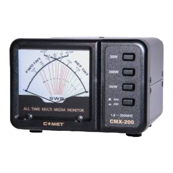 Comet Antenna CMX-200 Instruction Manual