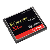 SanDisk CompactFlash Product Manual