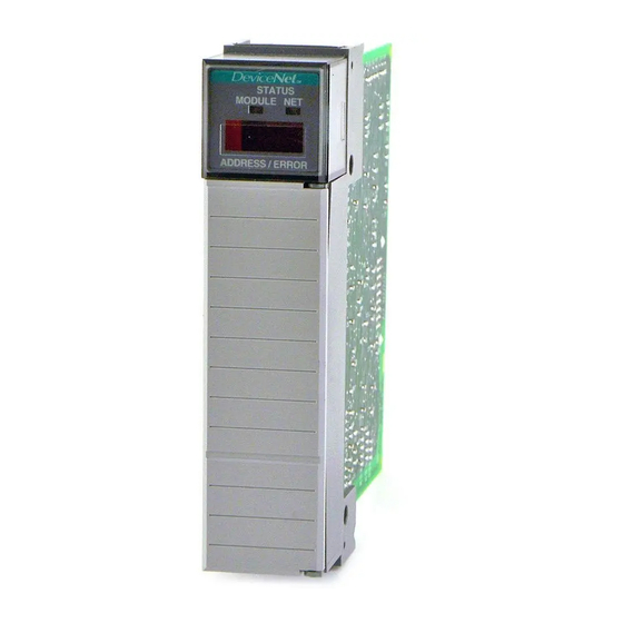 Allen-Bradley DeviceNet 1747-SDN User Manual