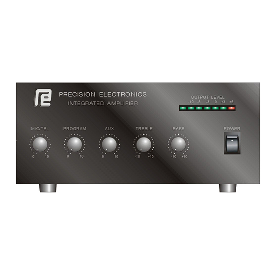 Precision Electronics BX 15 Instructions Manual