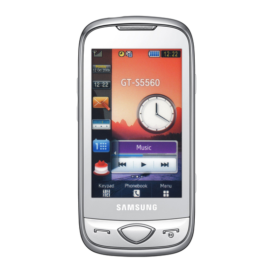 Samsung GT-S5560 User Manual