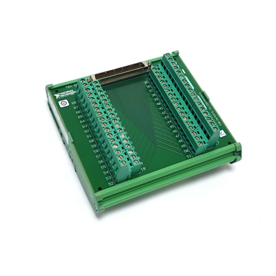 NI TBX-68 User Manual