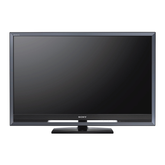 Sony KDL-40VL160 Marketing Specifications