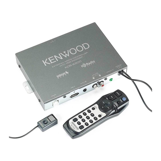 Kenwood KOS-A200 Instruction Manual