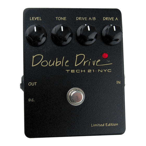 Tech 21 Double Drive Owner's Manual
