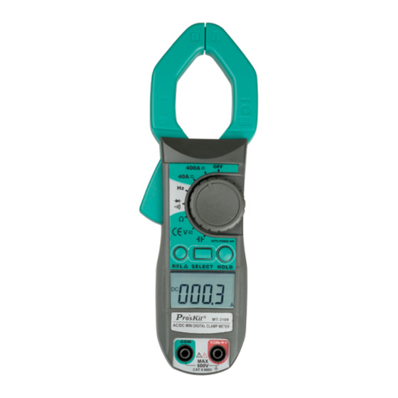 Pro'sKit MT-3109 User Manual