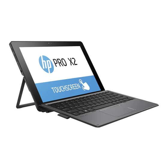 HP Pro x2 612 G2 Manuals