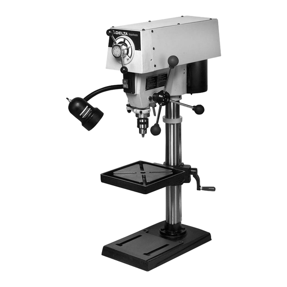 Delta ShopMaster DP350 Instruction Manual