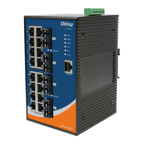 ORiNG GS-9164GF Series Installation Manual