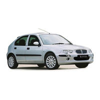 MG Rover 25 Series Owner's Manual