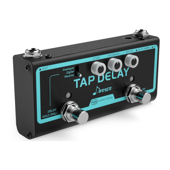 Donner Tap Delay Owner's Manual