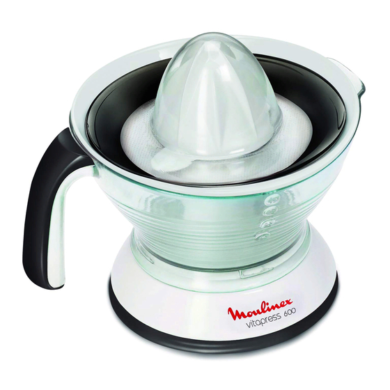 Moulinex vitapress Manual