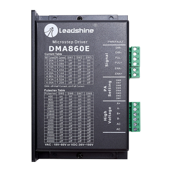 Leadshine Technology DMA860E User Manual