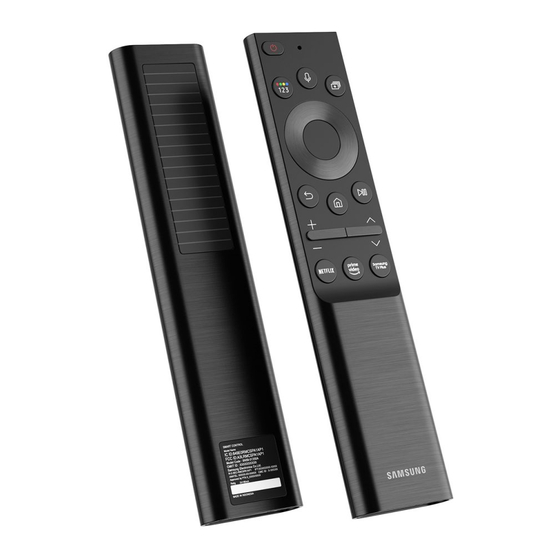Samsung SolarCell Remote Instructions