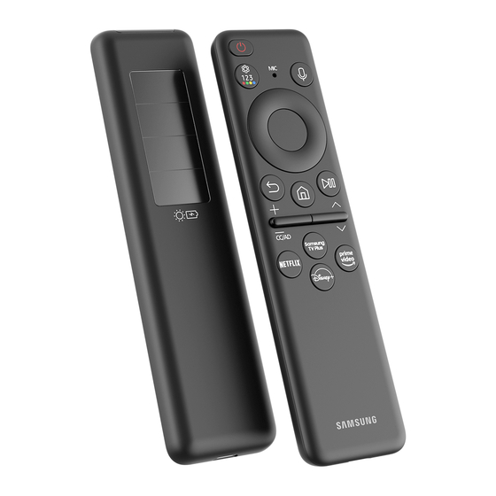Samsung SolarCell Remote Manual