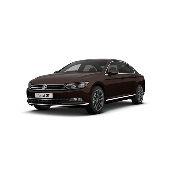 Car System's Rear-view camera Volkswagen Passat B8 Assembly Manual