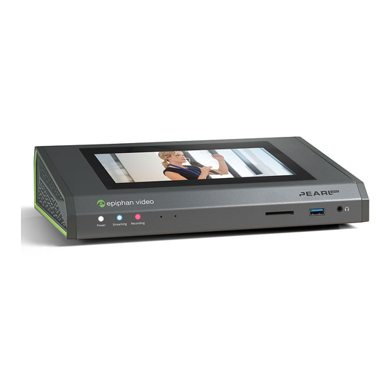 epiphan Pearl Mini User Manual