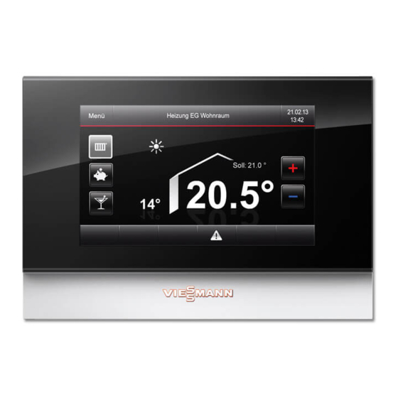 Viessmann VITOTROL 350 Operating Instructions Manual