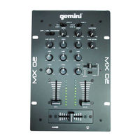 Gemini MX-02 Operation Manual