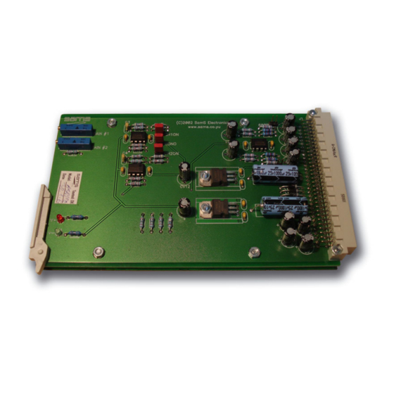 Sams ASA-100 Manuals