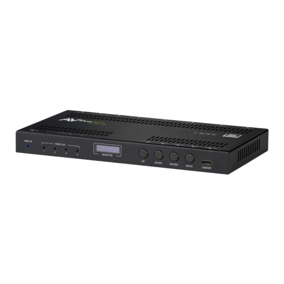 AVProEdge AC-DA-14X Manuals