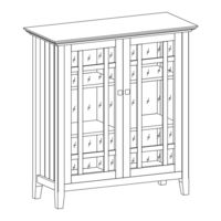 SIMPLIHOME Brooklyn+Max WyndenHall AXCBED15-FG Manual