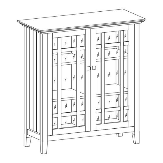 SIMPLIHOME Brooklyn+Max WyndenHall AXCBED15-FG Manuals