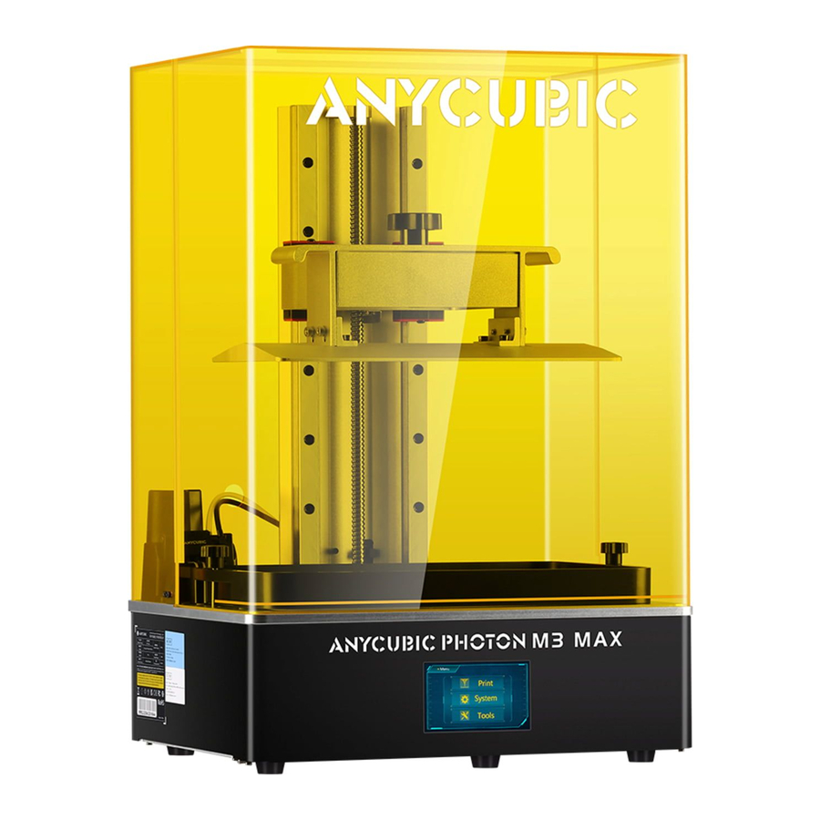 Anycubic Photon M3 Max Manual