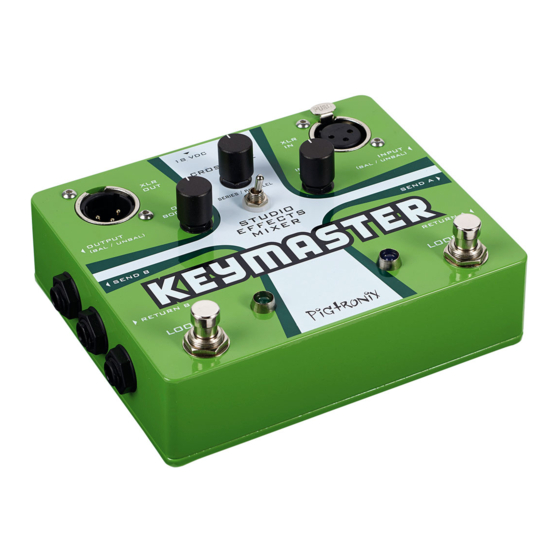 pigtronix Keymaster User Manual