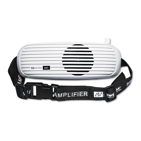 AmpliVox BELT BLASTER Quick Start Manual