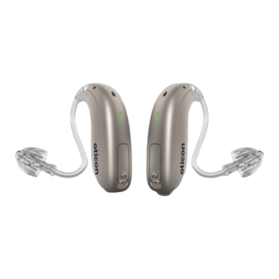 oticon miniBTE R Instructions For Use Manual