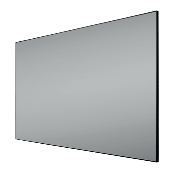Celexon CLR HomeCinema Performance UST High Contrast Frame Operating Instructions Manual