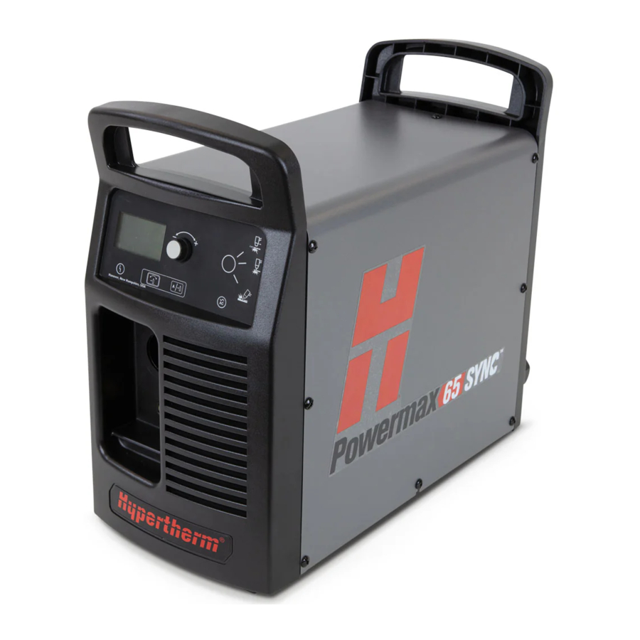Hypertherm Powermax 65 / 85 / 105 / 125 / 65 SYNC / 85 SYNC / 105 SYNC Manual